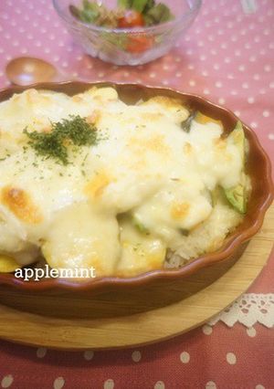 南瓜とアボカドのホワイトクリームドリア-レシピのメイン写真