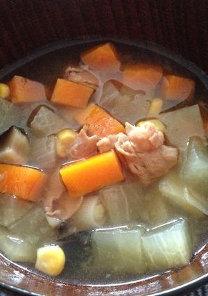 野菜だしで野菜いっぱいスープ-レシピのメイン写真