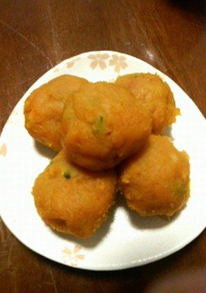レンジでチーン！簡単！かぼちゃのお団子-レシピのメイン写真