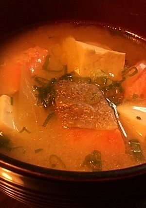 ◆秋♡ほっこりあったか♡秋鮭のお味噌汁◆-レシピのメイン写真