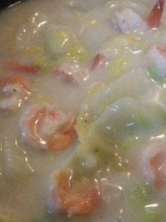 エビと白菜の簡単クリーム煮-レシピのメイン写真
