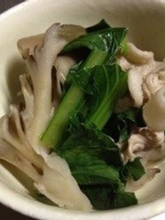 舞茸と小松菜と豚肉の煮浸し-レシピのメイン写真