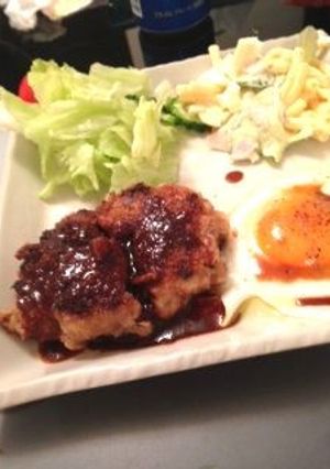 ちょっとだけヘルシーに焼きメンチカツ-レシピのメイン写真