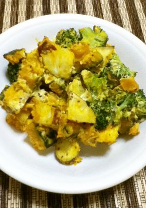 蒸し鶏と温野菜のサラダ-レシピのメイン写真