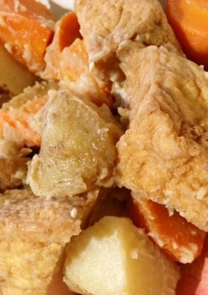 ほっこり♪じゃがいもと厚揚げの煮物-レシピのメイン写真