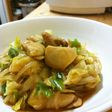 鶏肉とたっぷりキャベツの甘辛味噌炒め★