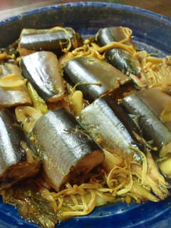 バターが香る!秋刀魚の香味ポン酢煮✿-レシピのメイン写真