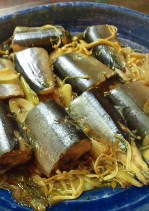 バターが香る！秋刀魚の香味ポン酢煮✿-レシピのメイン写真