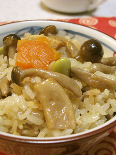 塩麹入りキノコご飯-レシピのメイン写真