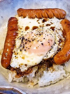 よつばと!のソーセージ丼-レシピのメイン写真