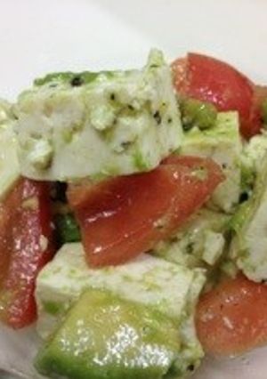 簡単☆アボカドと豆腐のサラダ-レシピのメイン写真