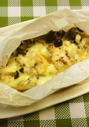 時短☆鮭ときのこのチーズ包み焼き-レシピのメイン写真