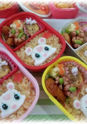 ジュエルペット！ラブラのキャラ弁♪-レシピのメイン写真