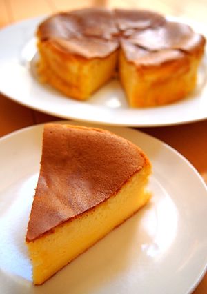 湯煎焼き不要☆簡単ＨＭスフレチーズケーキ-レシピのメイン写真