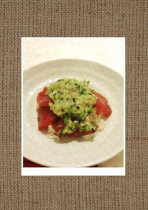 山形だし鉄火丼-レシピのメイン写真