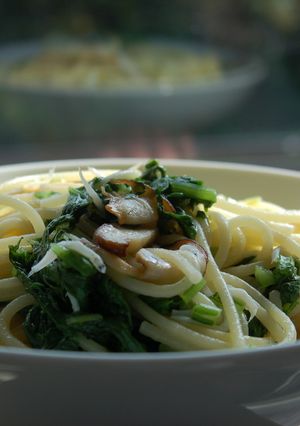 醤油が隠し味☆じゃこと大根葉のパスタ-レシピのメイン写真