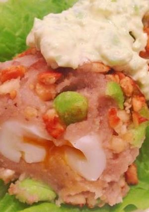 サクサク♩枝豆とカシューナッツのコロッケ-レシピのメイン写真