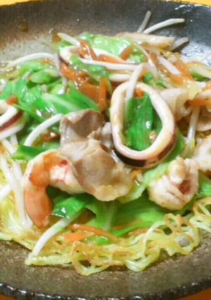 調味料全て小さじ1！簡単あんかけ焼きそば-レシピのメイン写真