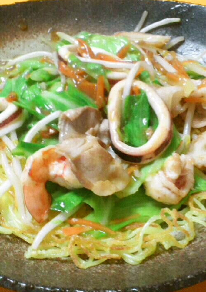 調味料全て小さじ1！簡単あんかけ焼きそば-レシピのメイン写真