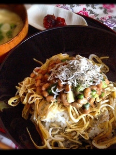 ☆簡単5分で出来る!納豆しらす丼♡-レシピのメイン写真