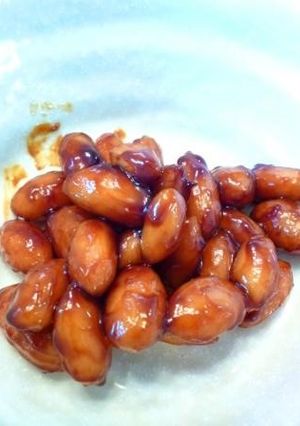 生落花生の甘味噌煮-レシピのメイン写真