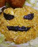 にんじんの炒めごはん(ハロウィンver)
