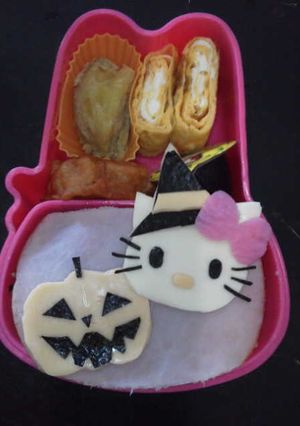 Halloween★キティ★キャラ弁-レシピのメイン写真