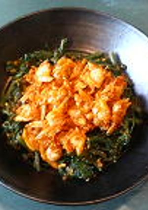 春菊の和え物（韓国風）-レシピのメイン写真