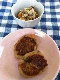 ◇リメイク◆おから煮のもちもちお焼き◇-レシピのメイン写真