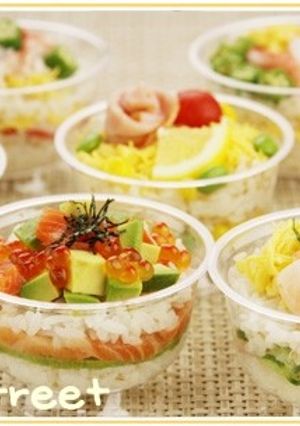 *カップ寿司*-レシピのメイン写真