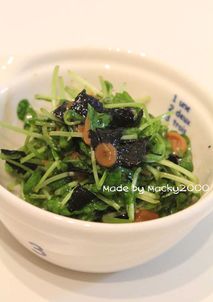 豆苗の和え物♪-レシピのメイン写真