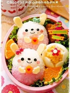 *キャラ弁*イースター★まん丸さちゃん♡-レシピのメイン写真