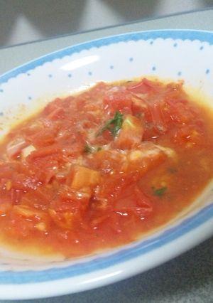 低カロリー！ホットトマトスープ♪-レシピのメイン写真