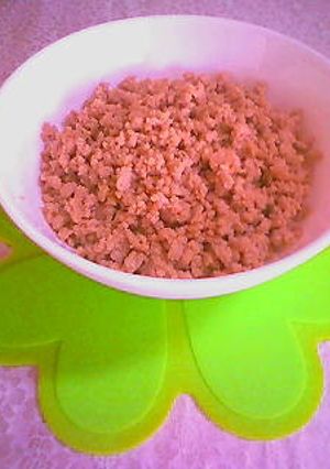 *フライパンde簡単鶏そぼろ*-レシピのメイン写真