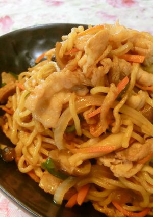 麺は半分♡切干大根deヘルシーな焼きそば-レシピのメイン写真