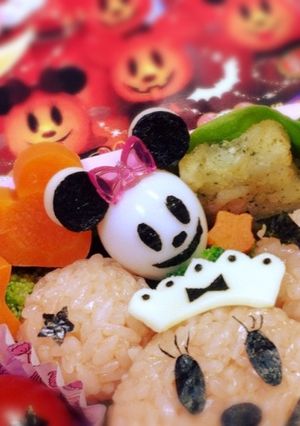 うずらでハロウィンミニー♡キャラ弁おかず-レシピのメイン写真