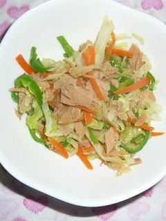 シーチキン野菜炒め-レシピのメイン写真