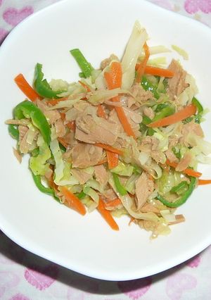 シーチキン野菜炒め-レシピのメイン写真