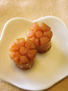 お弁当に!ストローで*お花ウインナー*-レシピのメイン写真