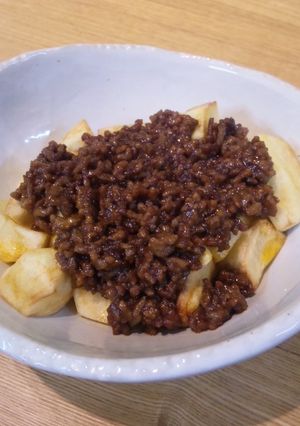 ポテトのミートソースがけ-レシピのメイン写真