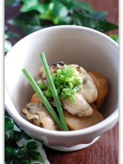 牡蠣と里芋の煮物-レシピのメイン写真