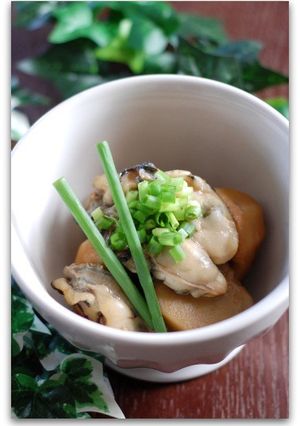 牡蠣と里芋の煮物-レシピのメイン写真