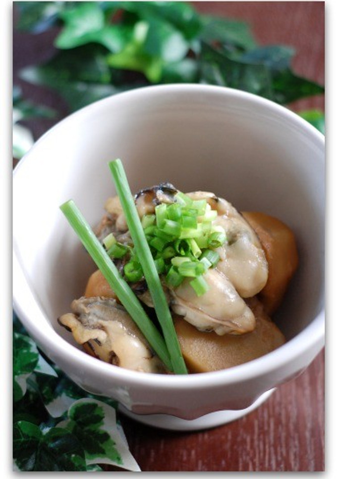 牡蠣と里芋の煮物-レシピのメイン写真