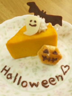 ハロウィンにも*かぼちゃのチーズケーキ-レシピのメイン写真