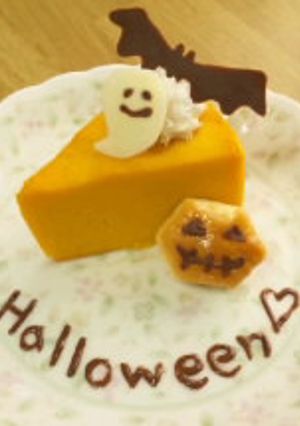 ハロウィンにも＊かぼちゃのチーズケーキ-レシピのメイン写真