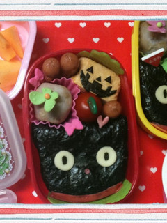 キャラ弁 黒ネコ-レシピのメイン写真