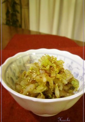 超速!浅漬けの白菜のゴマかつお和え♪-レシピのメイン写真