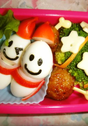 X'mas うずら卵で雪だるま☃-レシピのメイン写真