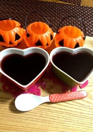 簡単‼1分でぶどうゼリー(o^^o)-レシピのメイン写真