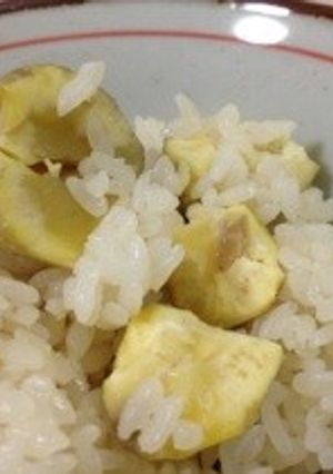 栗ごはん♡(ノω`*)ノ-レシピのメイン写真